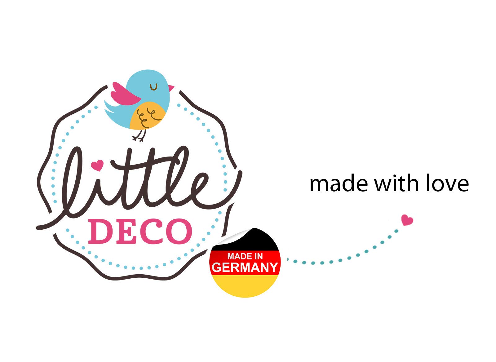 Little Deco DL627 - Adesivo da parete 3D, per cameretta dei bambini, motivo: cavallo, decorazione da parete, per camera dei giochi, cameretta dei bambini, adesivo da parete