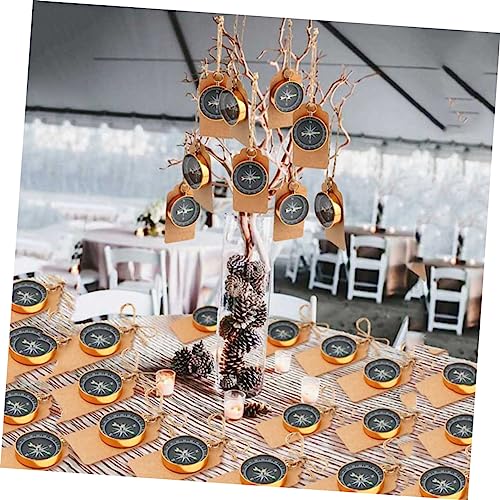 12 piezas brújula portátil colgante para fiesta miniatura 6
