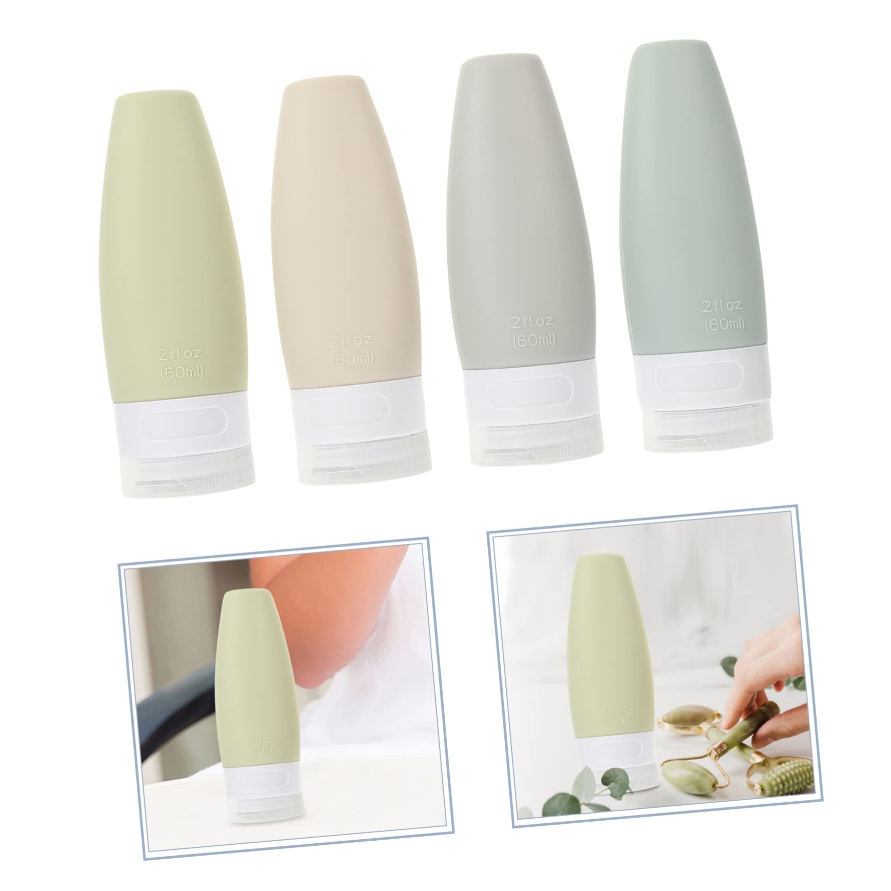 VALICLUD 3 Sätze Reiseflasche Reiseunterverpackung Flaschen Lotion Squeeze-tuben Conditioner Nachfüllbare Flasche Reise-pflegeflaschen Kosmetikflasche Tragbar Reisen Pp Lotionsflasche