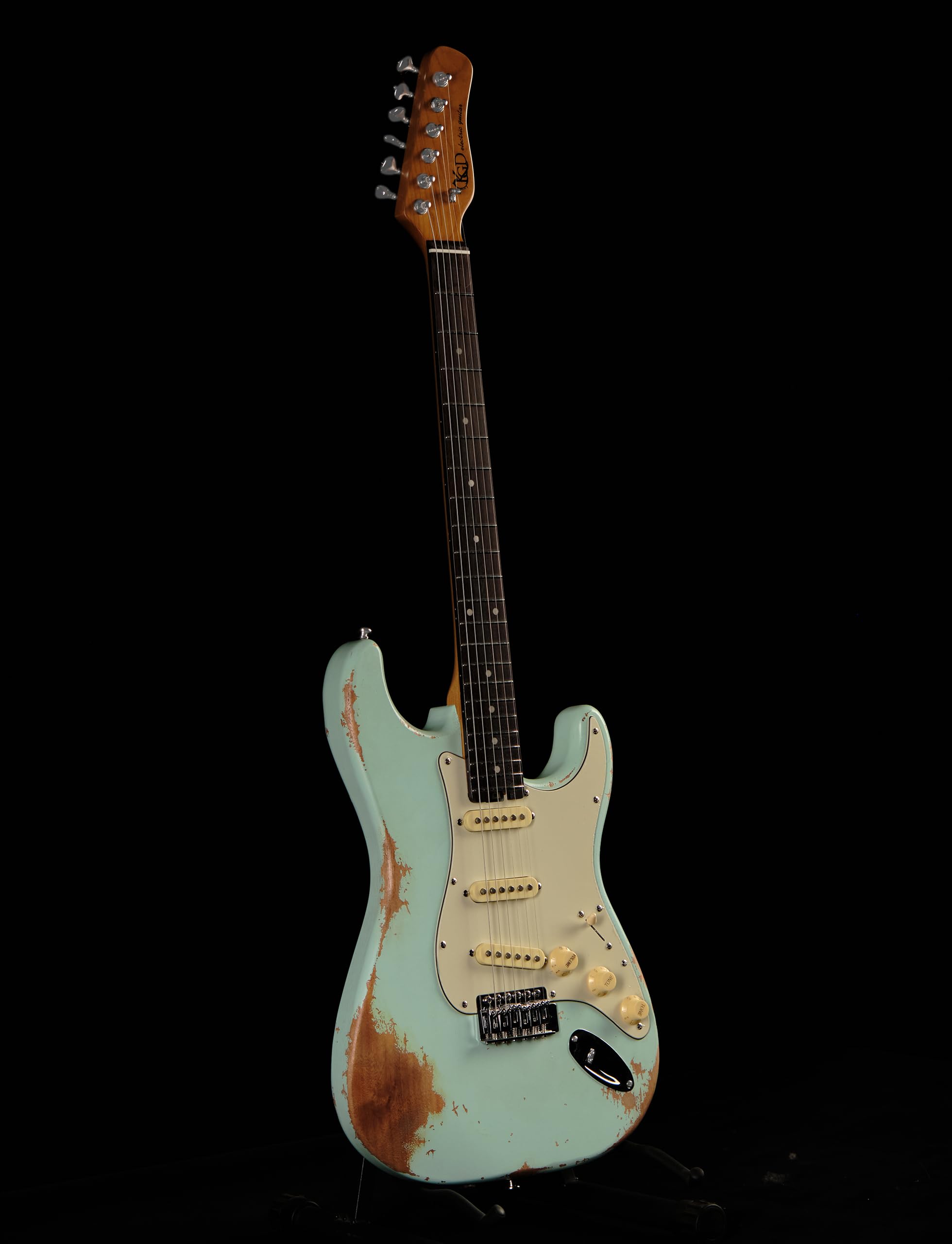Amazon.com: KGD Relic Electric Guitar,Roasted Maple Neck and