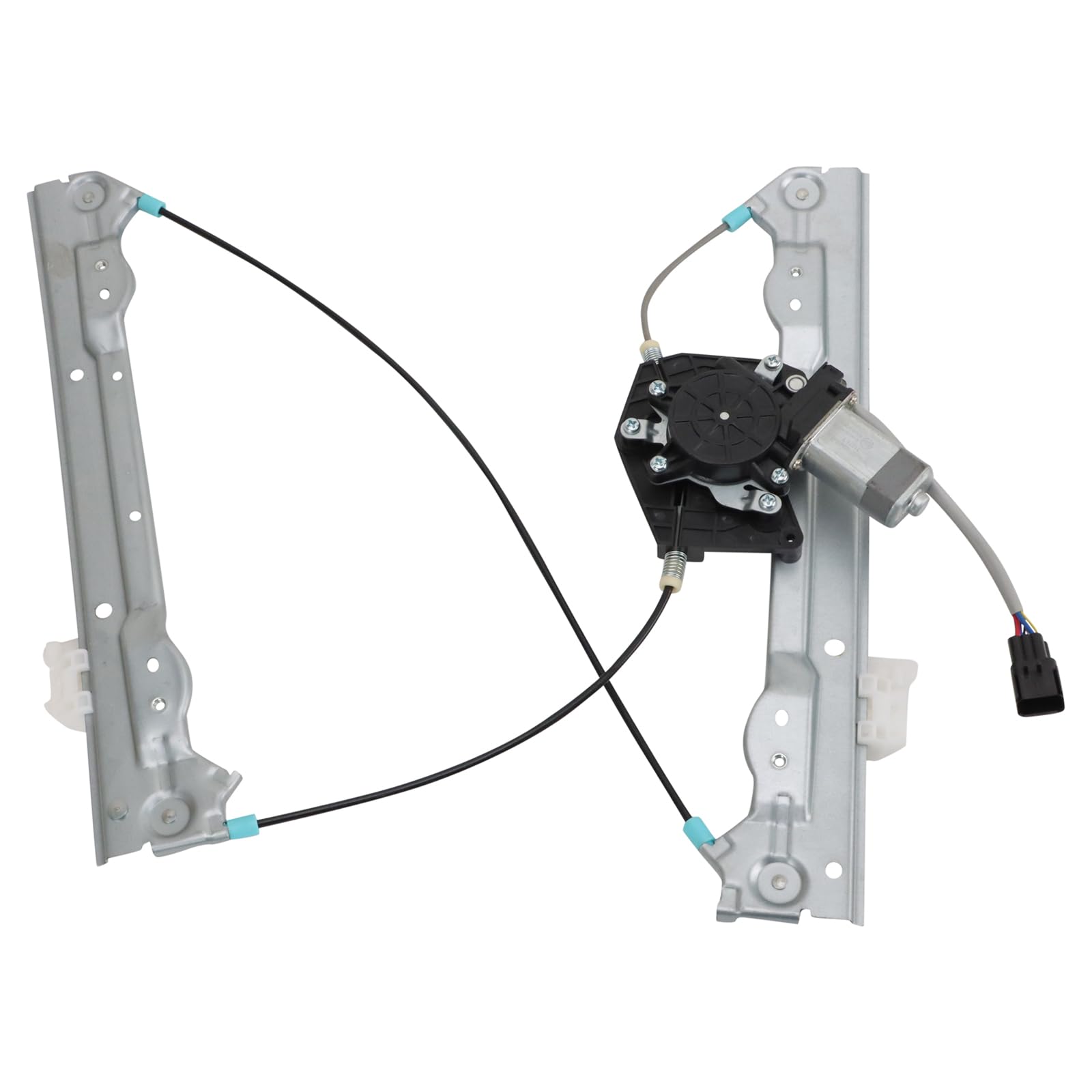 TRQ Front Left Power Window Regulator &amp; Motor Assembly Drivers Side