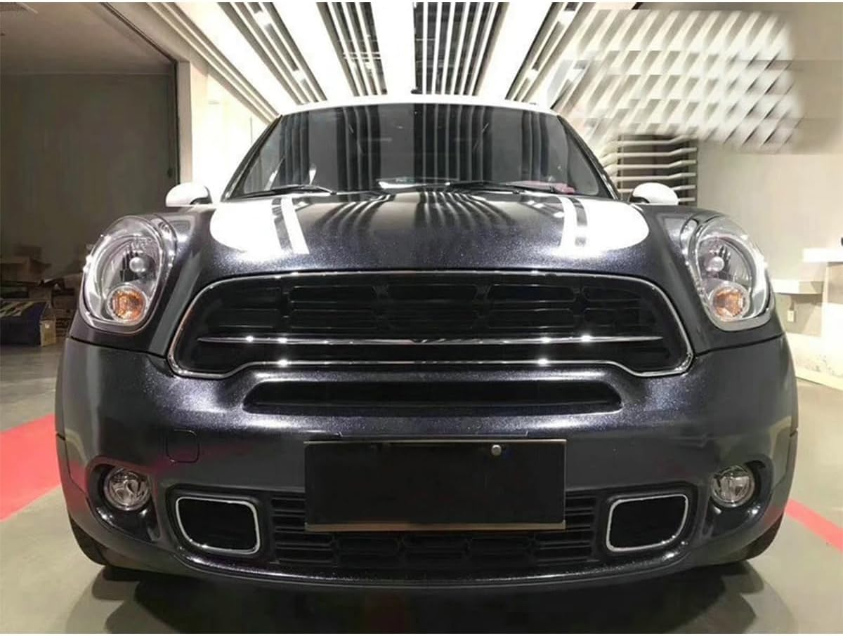 Gunmetal Gray Glossy Metallic Car Vinyl Wrap, Auto Car Sticker Decal Film Sheet Air-Release Adhesive Sticker Wrapping, 19.68×59.84in