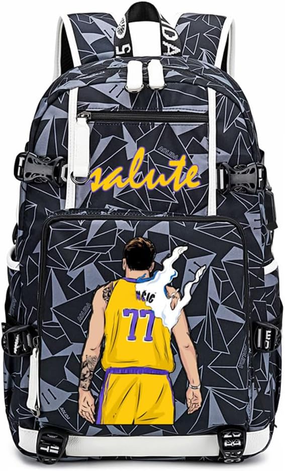 Basketball Player 77 Multifunction Backpack Travel Daypack Fans Bag (Style 1)