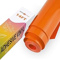 Vista 19 de HTVRONT Vinilo permanente beige – Rollo de vinilo adhesivo permanente beige brillante de 12" x 14 pies compatible con máquina de corte Cricut