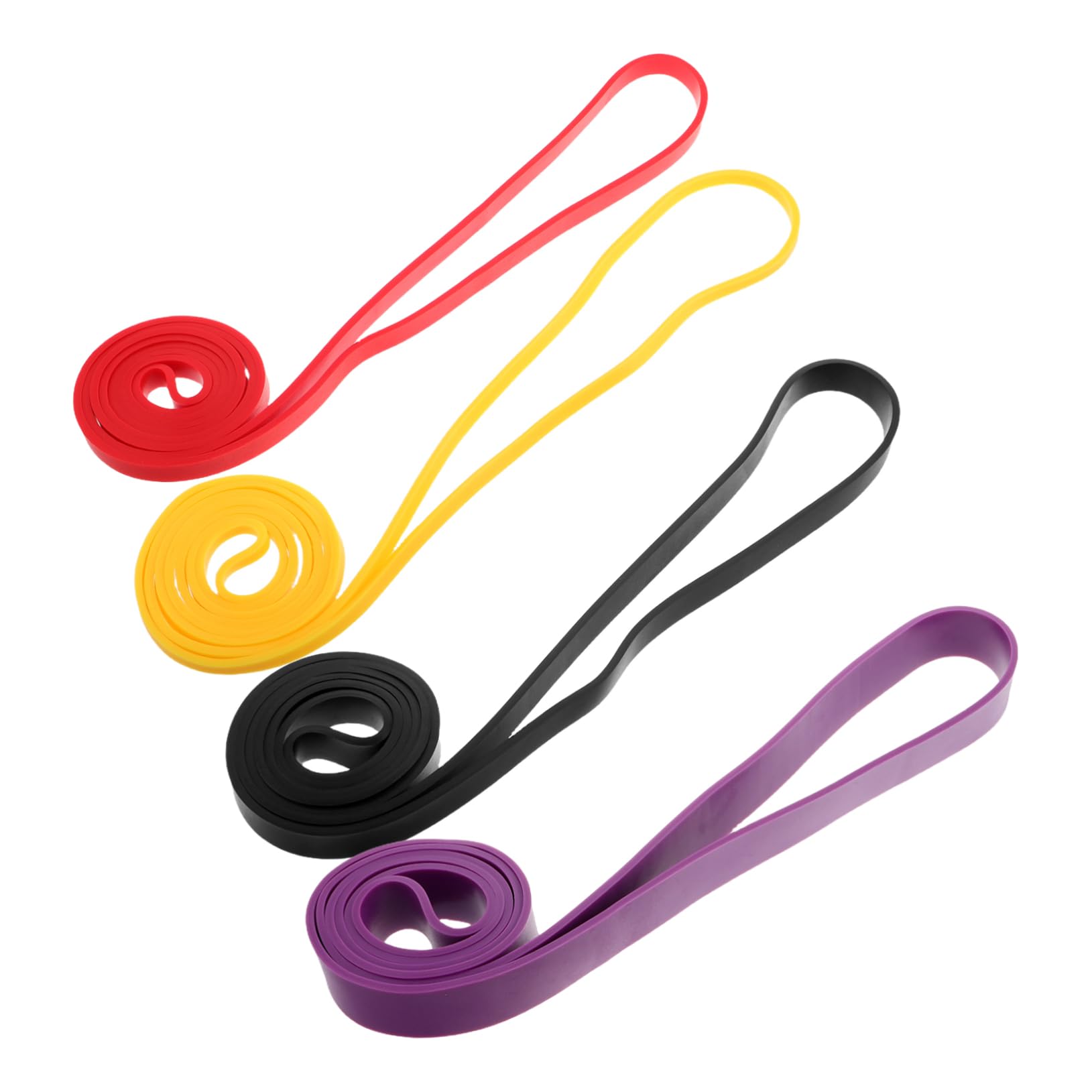 ifundom 4 Pezzi Set Di Fasce Di Resistenza Bande Di Sollevamento Pull up Bands Assistance Bands Fasce Elastiche Per L'esercizio Bande Di Resistenza Per Le Donne Elastici Per Lo Yoga Tpe