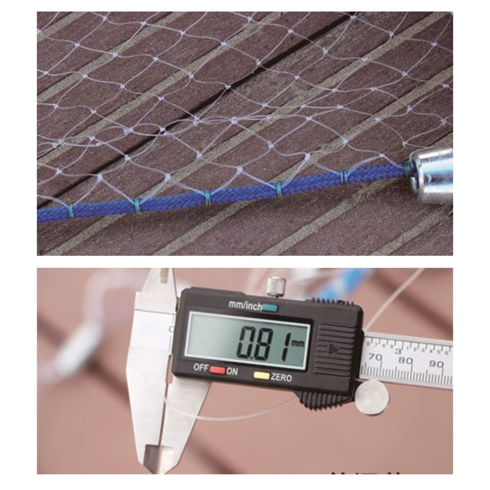 Rete da Pesca da Lancio, con Telaio in Alluminio, Maglia da 0,8 Pollici (2 cm), Diametro 7,8-13,8 Piedi (2,4-4 m)