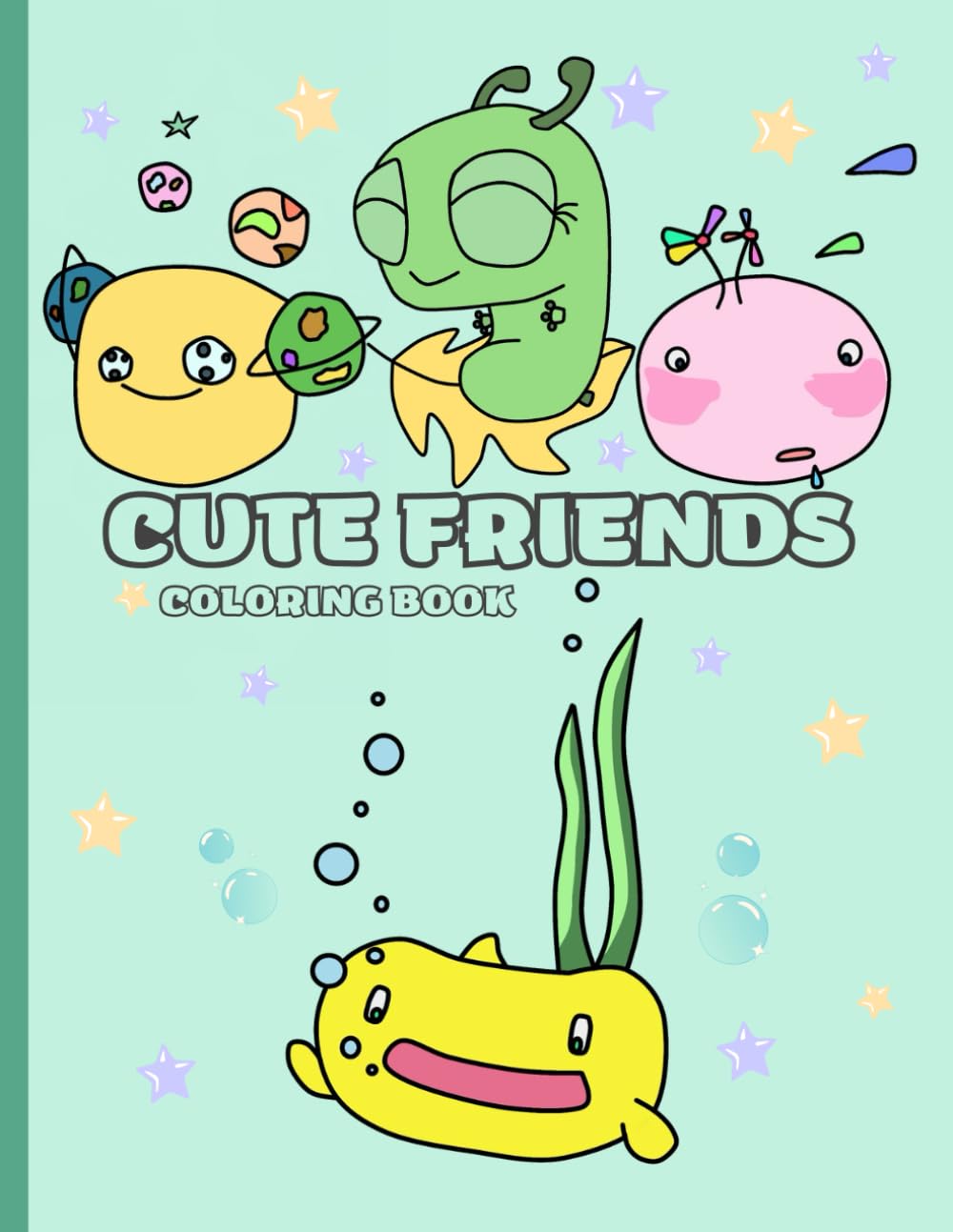 Coloring Book: Cute friends