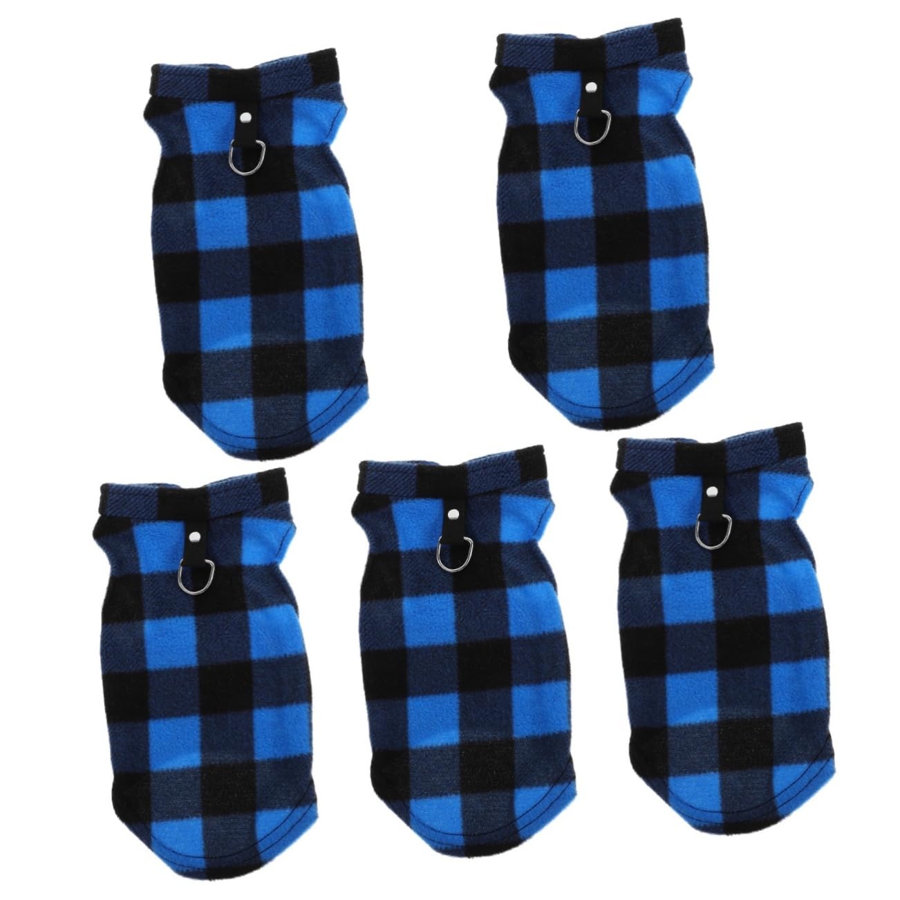 Pull chiot en polaire YARNOW (lot de 5 pièces) | Gilet sans manches pour petit chien