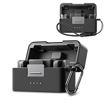 DJI Mic Mini 収納ケース付き　綺麗です Amazon.co.jp: DJI Mic Mini（2 TX + 1 RX + 充電ケース