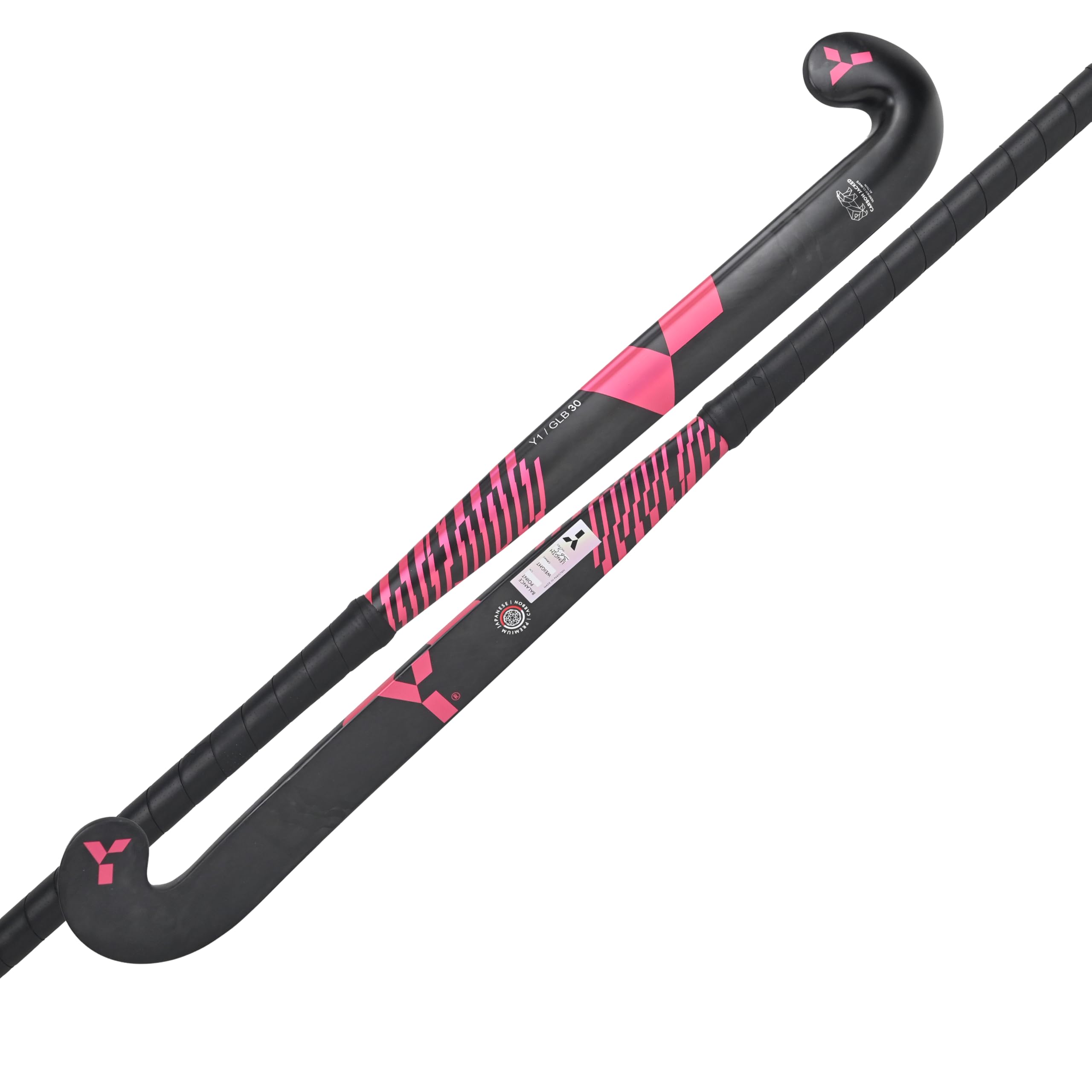 Y Y1 Hockey 30% Carbon 36.5 inches Pink, Field Hockey Stick, Cosmic Range