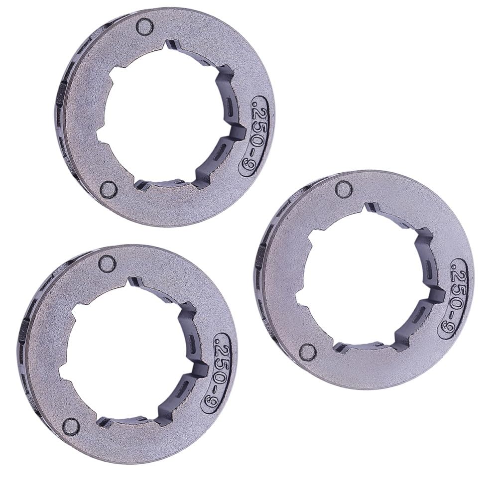 Jante de pignon 250 9 dents 19mm pour tronçonneuse 40 45 55 350