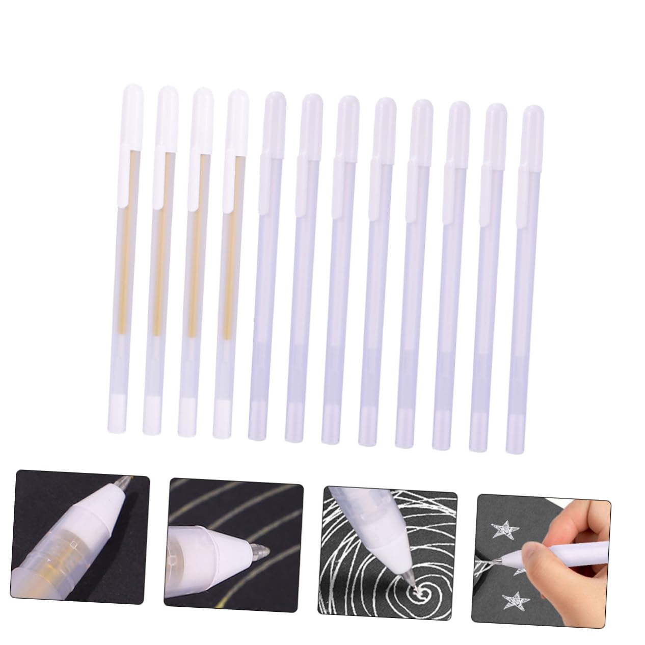 Artibetter 36pezzi Gel Fine Per Scrittura e Decorazione Colori e Artistici Per e Studenti