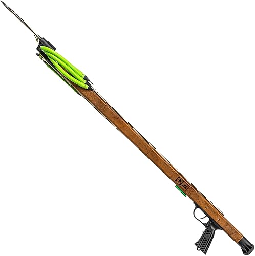 JBL Fusil submarino Woody Magnum Performance para pesca submarina, Fusil submarino para apnea, buceo, pesca, buceo, barril de madera de caoba, eje