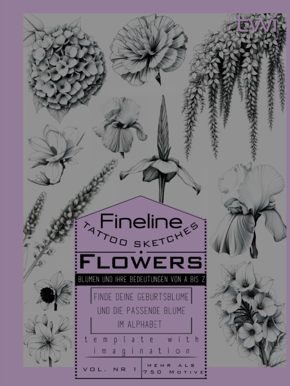 Sketches tatouage fleurs en lignes fines avec plus de 750 designs
