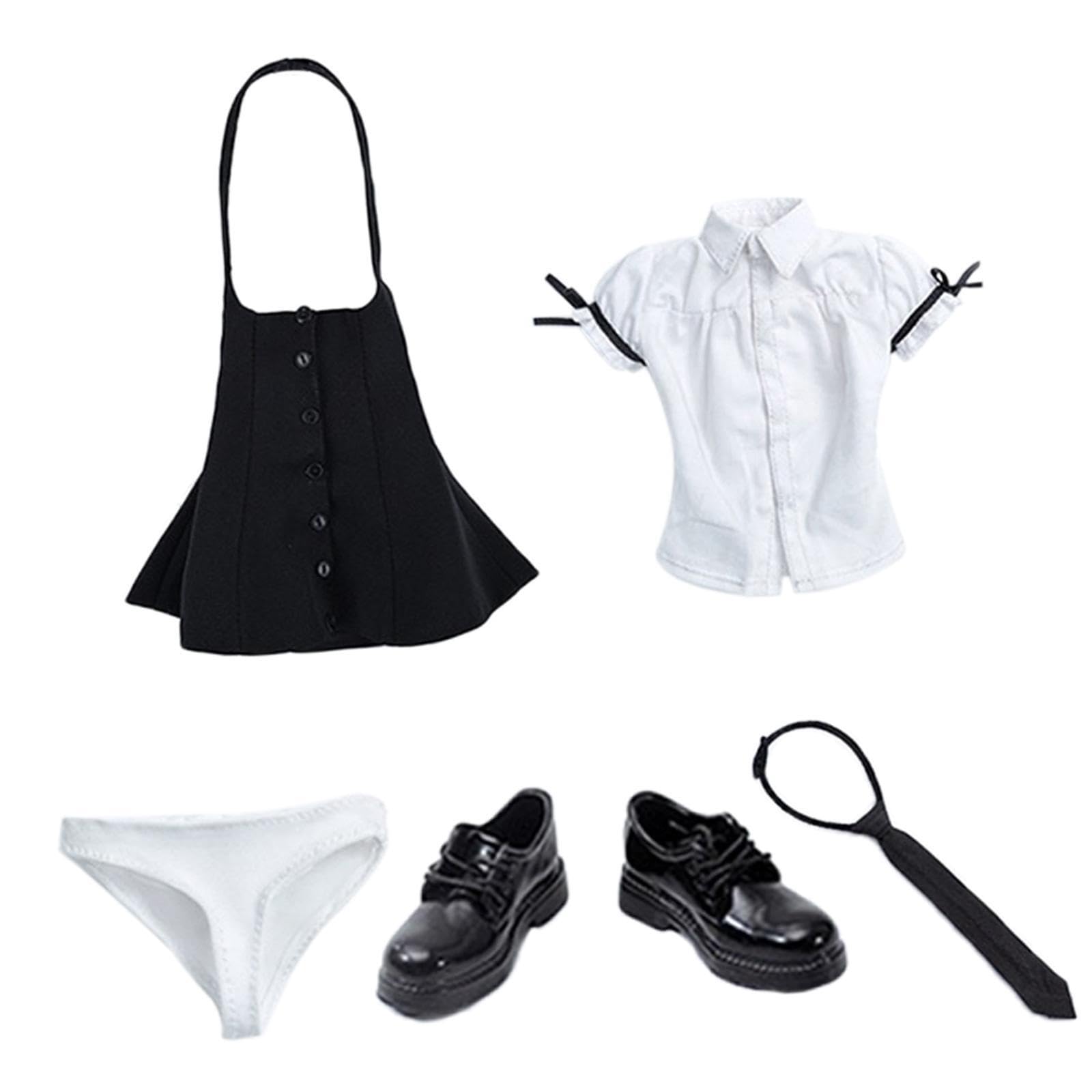 Disfraz a Escala 1/6, Conjunto Completo de Ropa para muñeca Femenina, Elegante JK, Uniforme, exhibición, Camiseta Femenina, , Uniforme, Ropa para