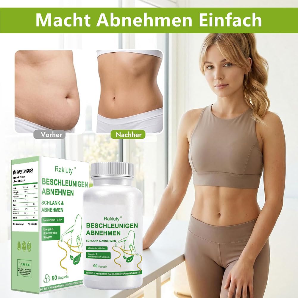 Stoffwechsel Beschleunigen Abnehmen,Unterstützung Beim Abnehmen,90 Kapseln
