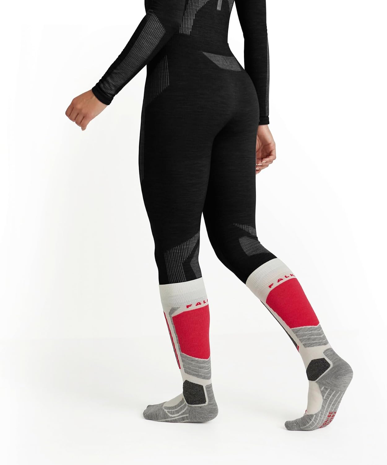 FALKE Women's Wool Tech. 3/4 Base Layer Bottom, 1 Piece