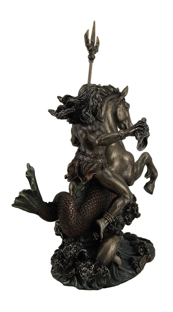 Amazon.com: Zeckos Poseidon Greek God of The Sea Holding