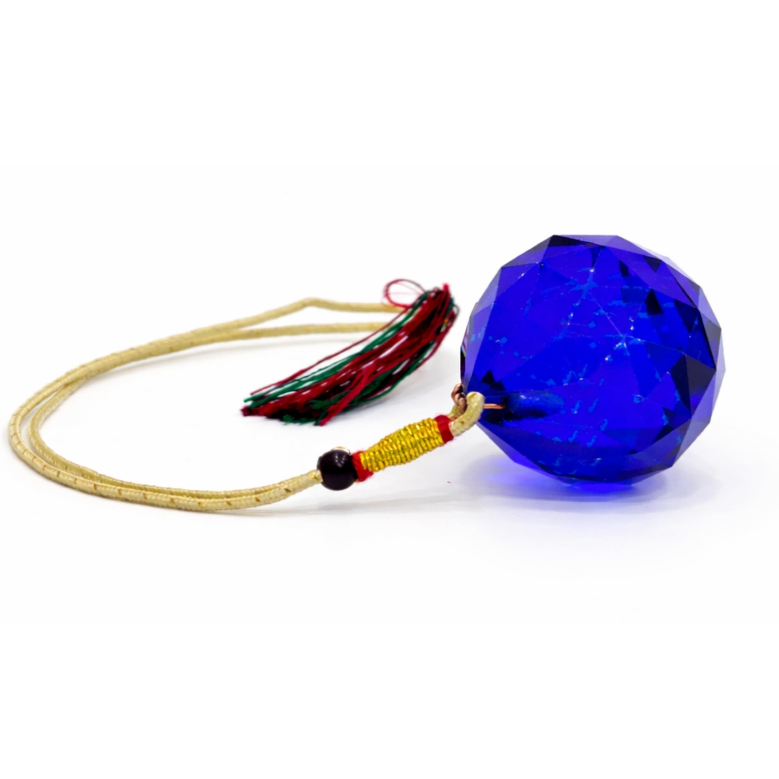 Plus Value Blue Feng Shui Crystal Ball 40mm for Good Luck & Positive Energy | Hanging Suncatcher for Window, Balcony, Car & Home Decor | Vastu Sphatik Prism Showpiece for Her-image-36