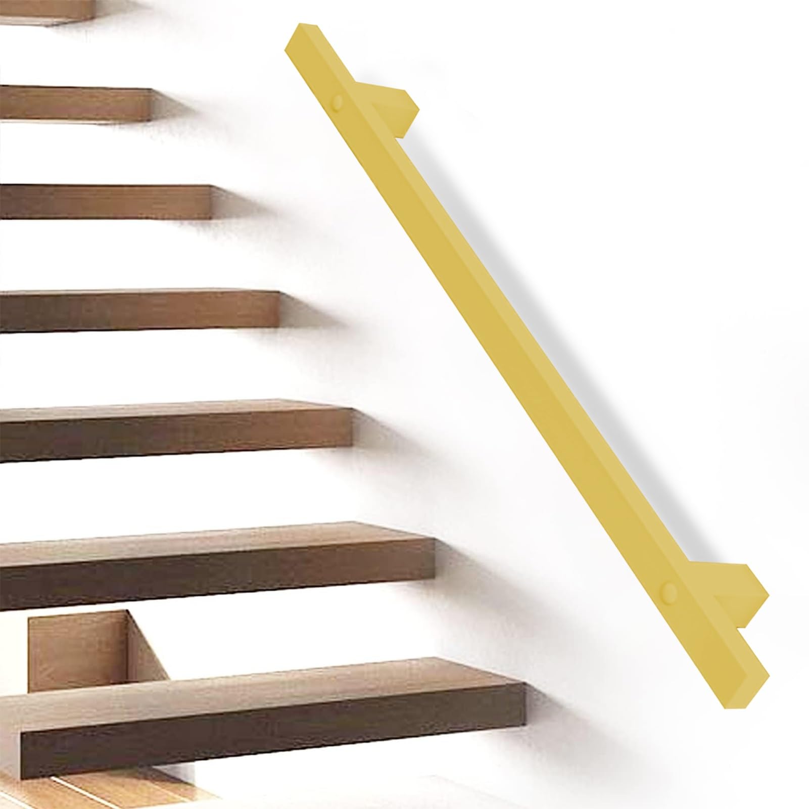 Rampe d'escalier en fer galvanisé style industriel de 350 cm