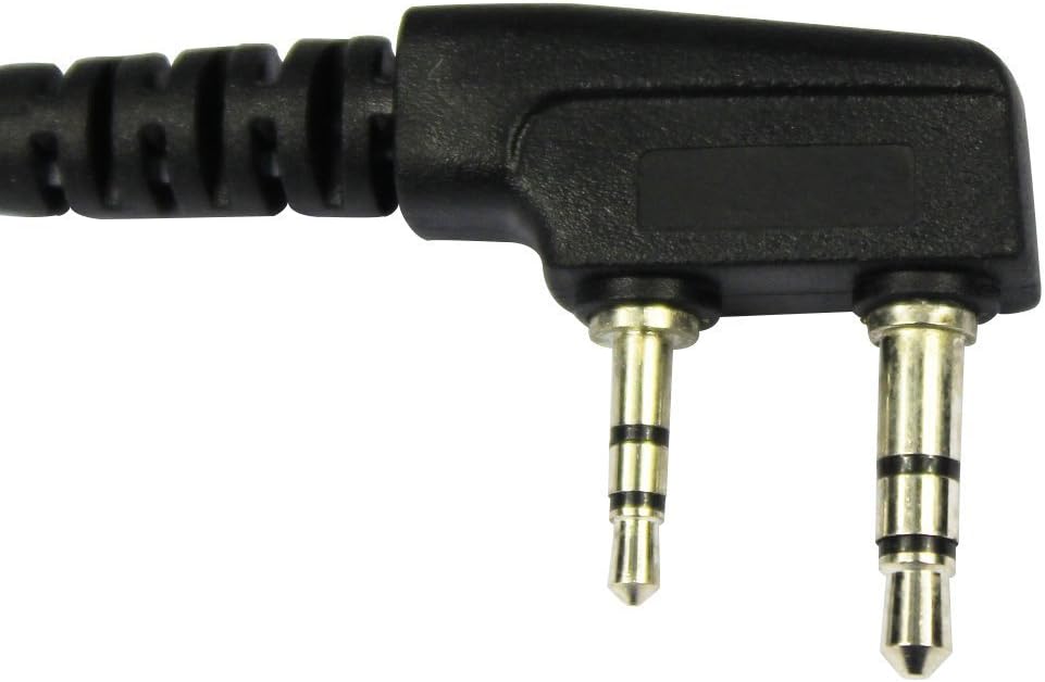 Walkie Talkie Earpiece with PTT Mic Compatible with Kenwood PUXING Baofeng UV5R 666s 888S Retevis H-777 2 Way Radio Walkie Talkies (10Pack)