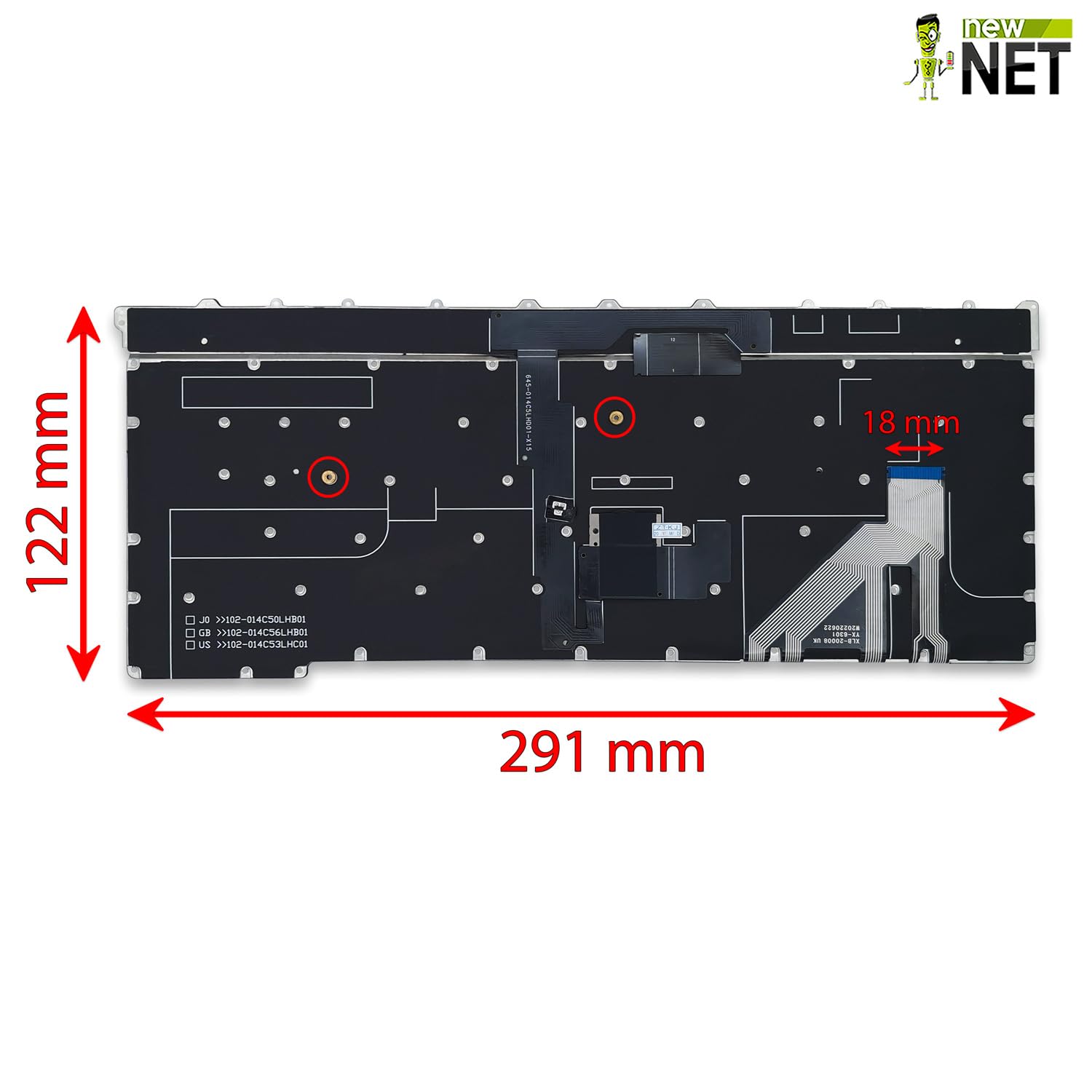 Tastiera compatibile Lenovo ThinkPad X1 Carbon Gen 3 Retroilluminata Layout ITA Nero