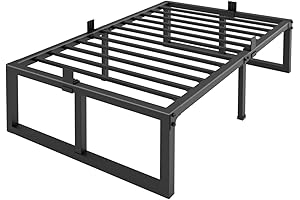 Twin XL Size Heavy Duty Bed Frame with 18 Inch Support