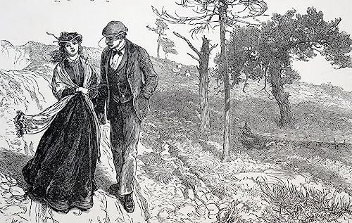 Peinture un couple William Small pour réchauffer l'ambiance du salon avec cette affiche 60x90