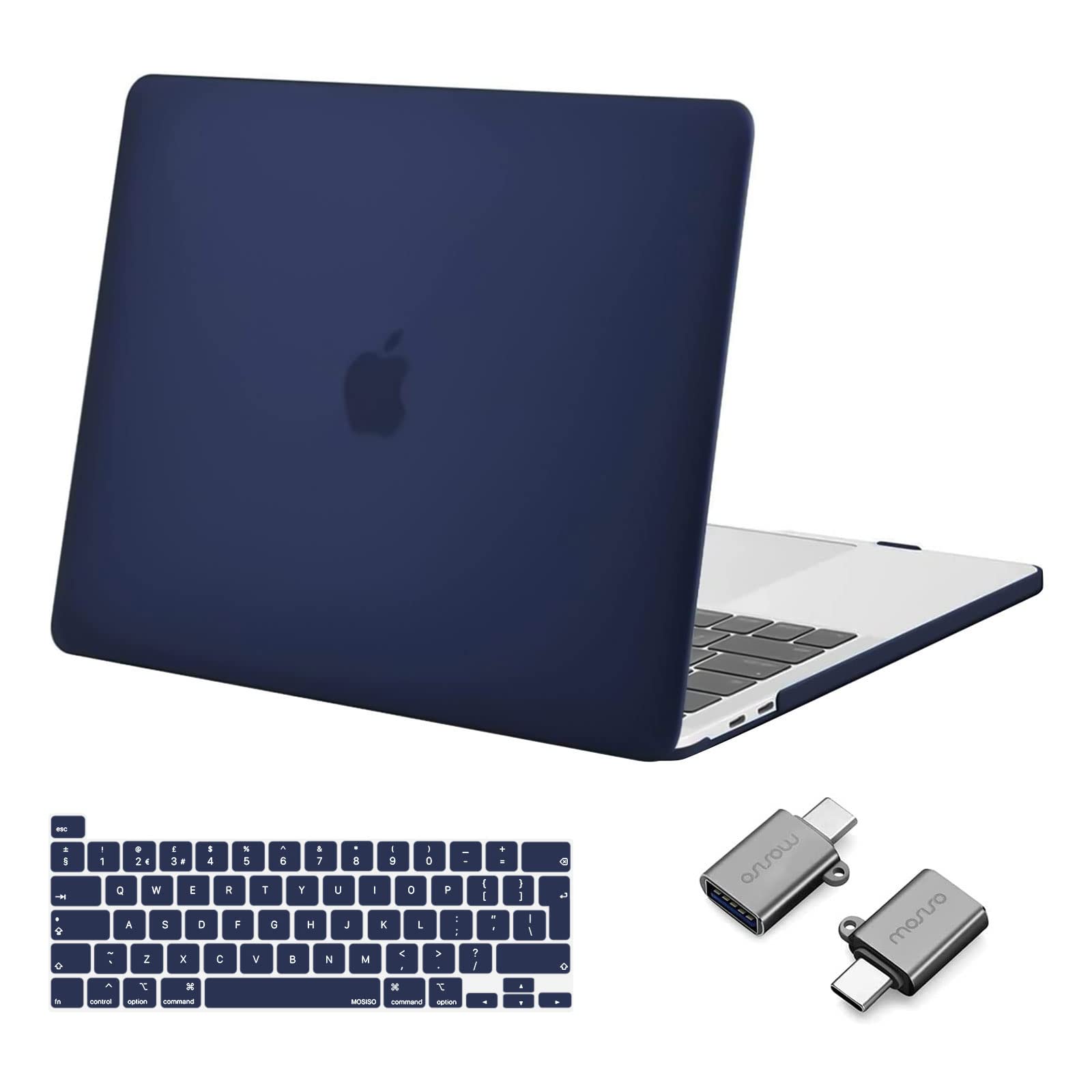 AOGGY Coque Compatible Avec 2022 MacBook Pro 13 Pouces M2 & M1/2016-2021 Version Modèle A2338 A2251 A2289 A2159 A1989 A1706 A1708,Coque De Protection En Plastique Rigide,Flow Gold 2