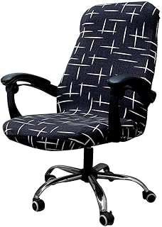 Yunhigh-es Universal Office Chair Cover Stretch Elastic Slipcover Anti-Slip Armchair Protection Cover for Desk Chair Home Office