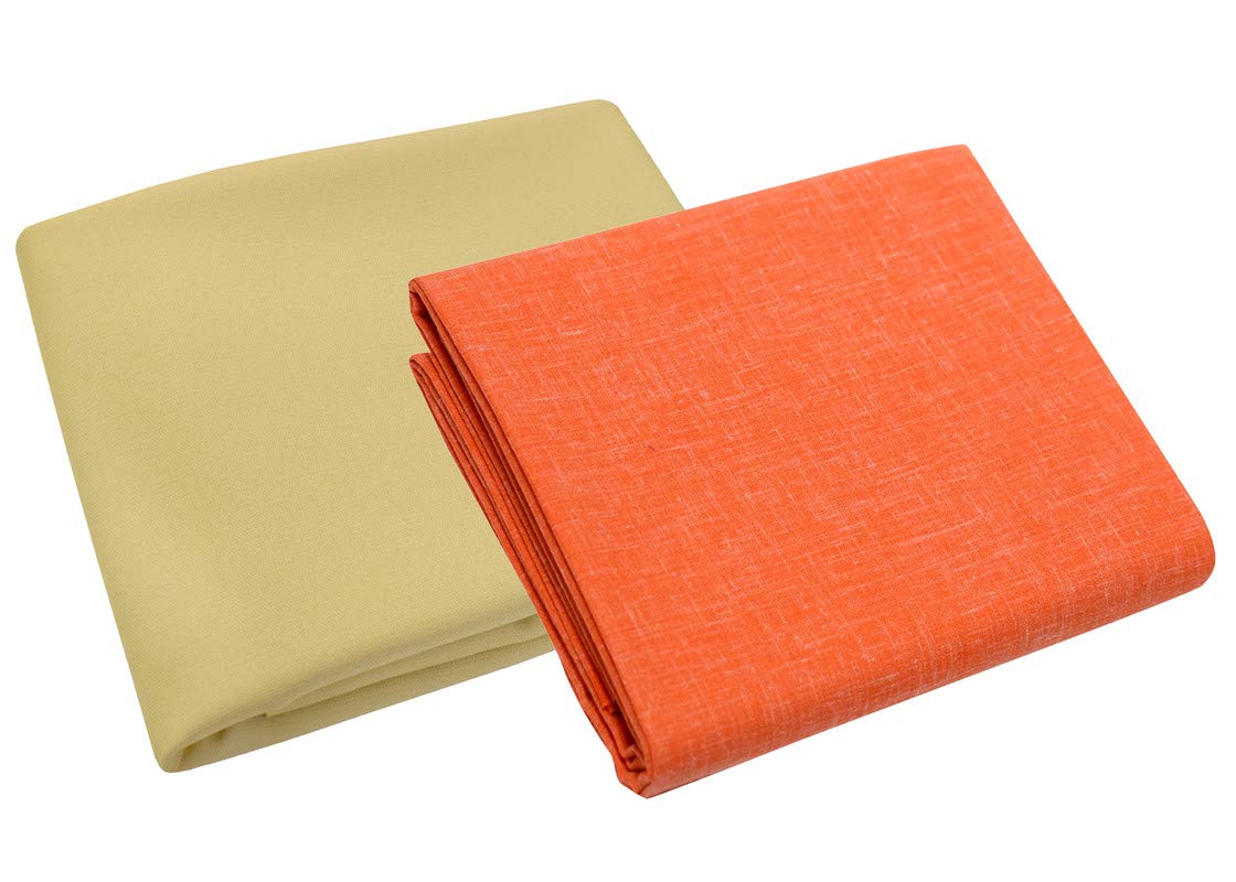 Men's Poly Cotton Unstitched Shirt & Trouser Fabric Set (Multi Color; Free Size)-image-26