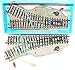 MARKLIN HO ELECTROMAGNETIC SWITCHES M Tracks Pair TURNOUTS 5117 with Original Box and PAPERWORKS