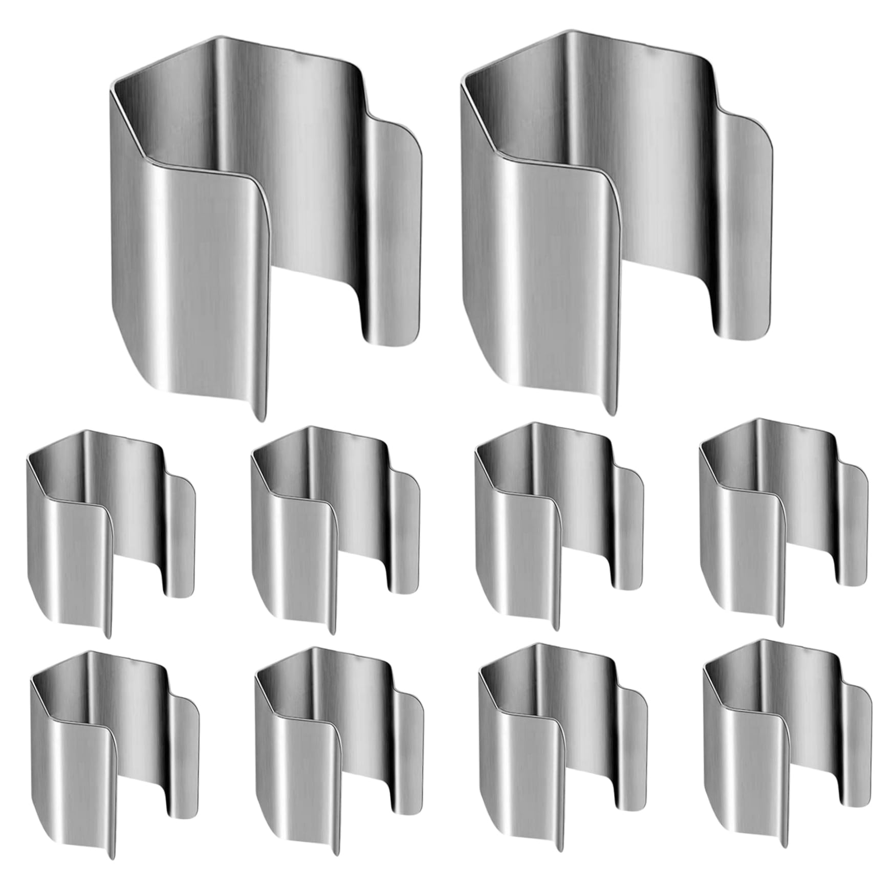 10PCS Window Screen Clips, Stainless Steel Screen Installer Clips for Rescreening Patio, Lanai, Door, Window, or Garage Installer to Hold the in