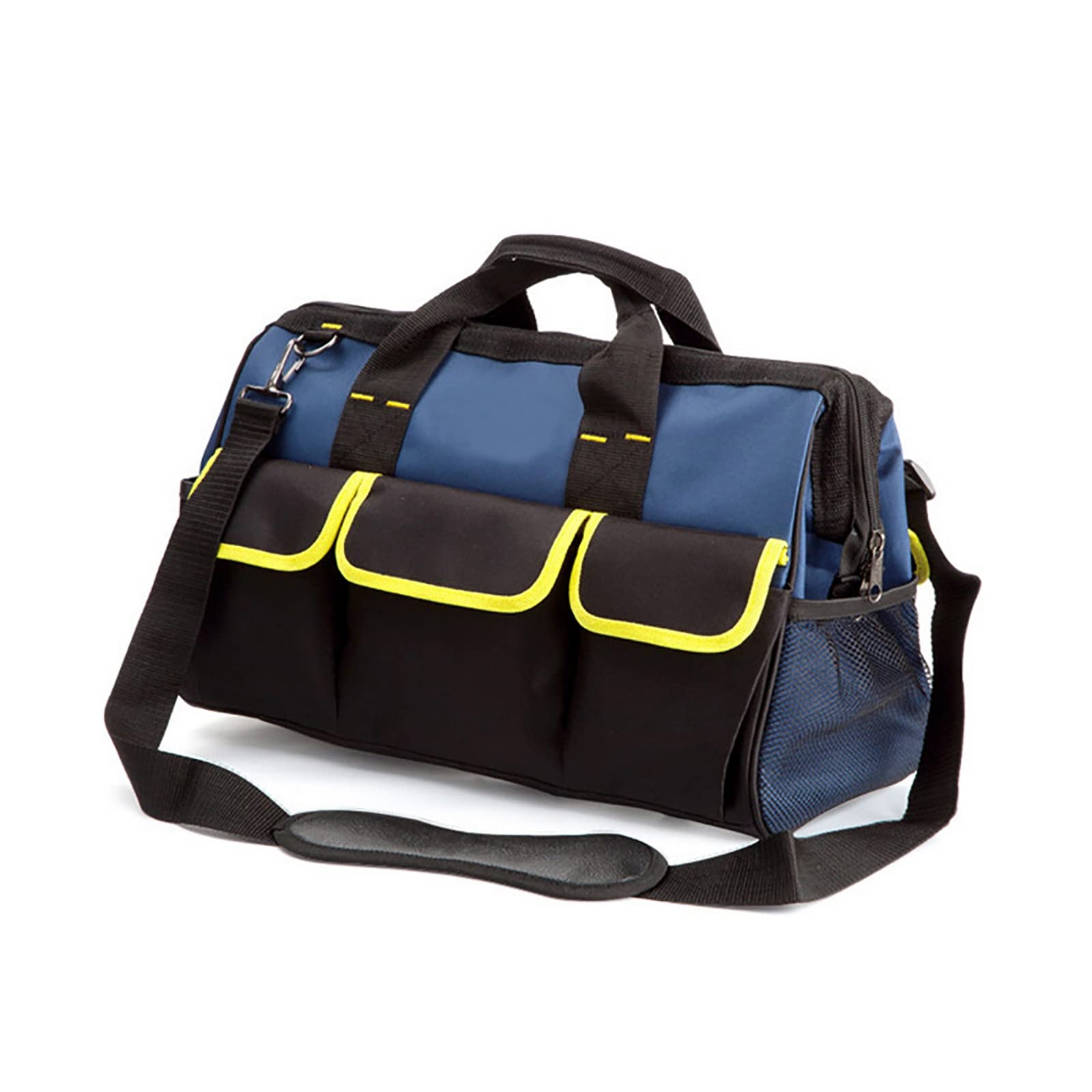 Multi Pocket Tool Storage Organiser Electricians Tool Kit Canvas Repair Thickened Shoulder Tool Bag for Construction Home DIY