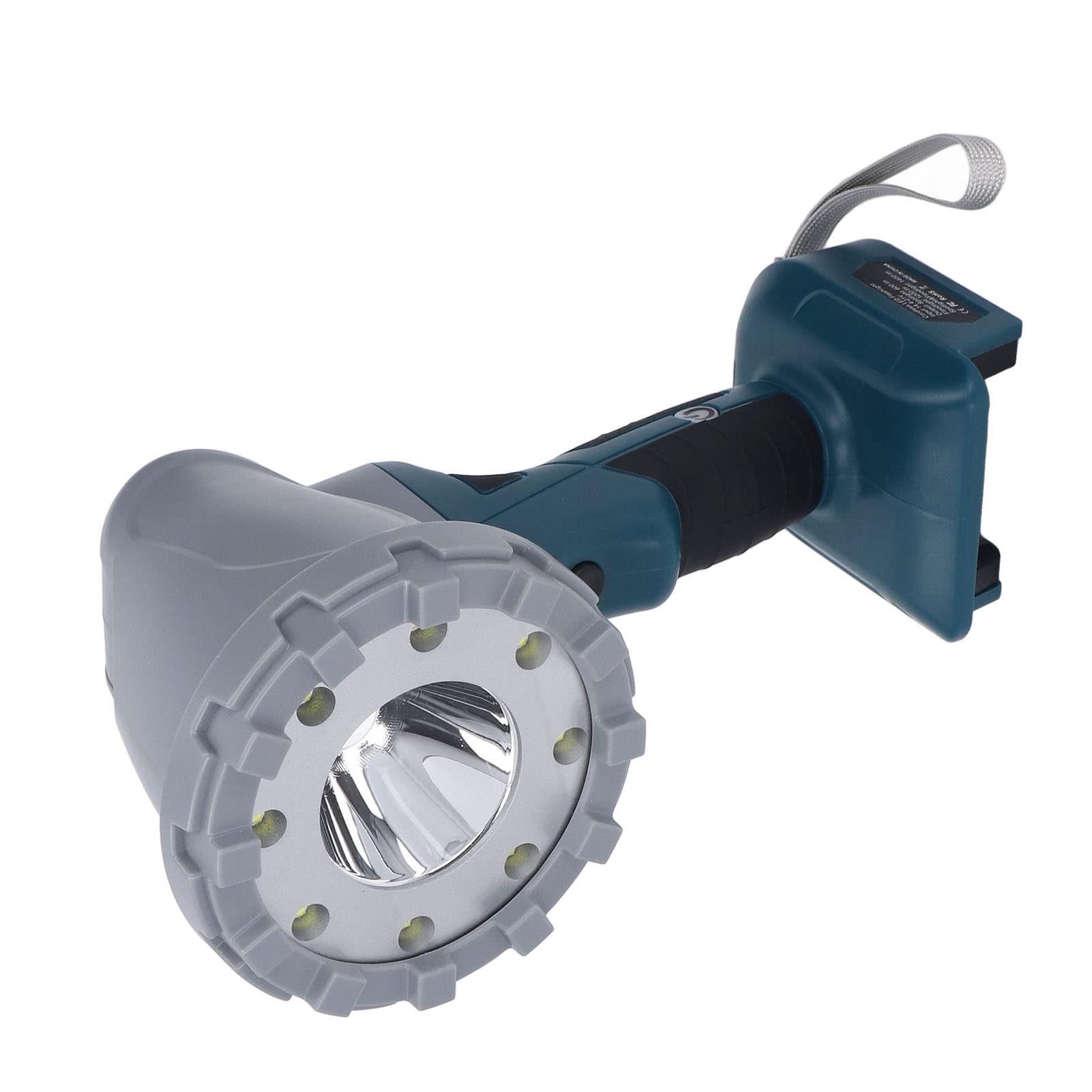 Kikumi Kabellose LED-Arbeitsleuchte, 3 Lichtmodi, 600 Lm, 1200 Lm, 1400 Lm, 5000 K, IP65, Tragbare Arbeitsleuchte, Kompatibel mit 14,4–21 V Lithium-Batterie