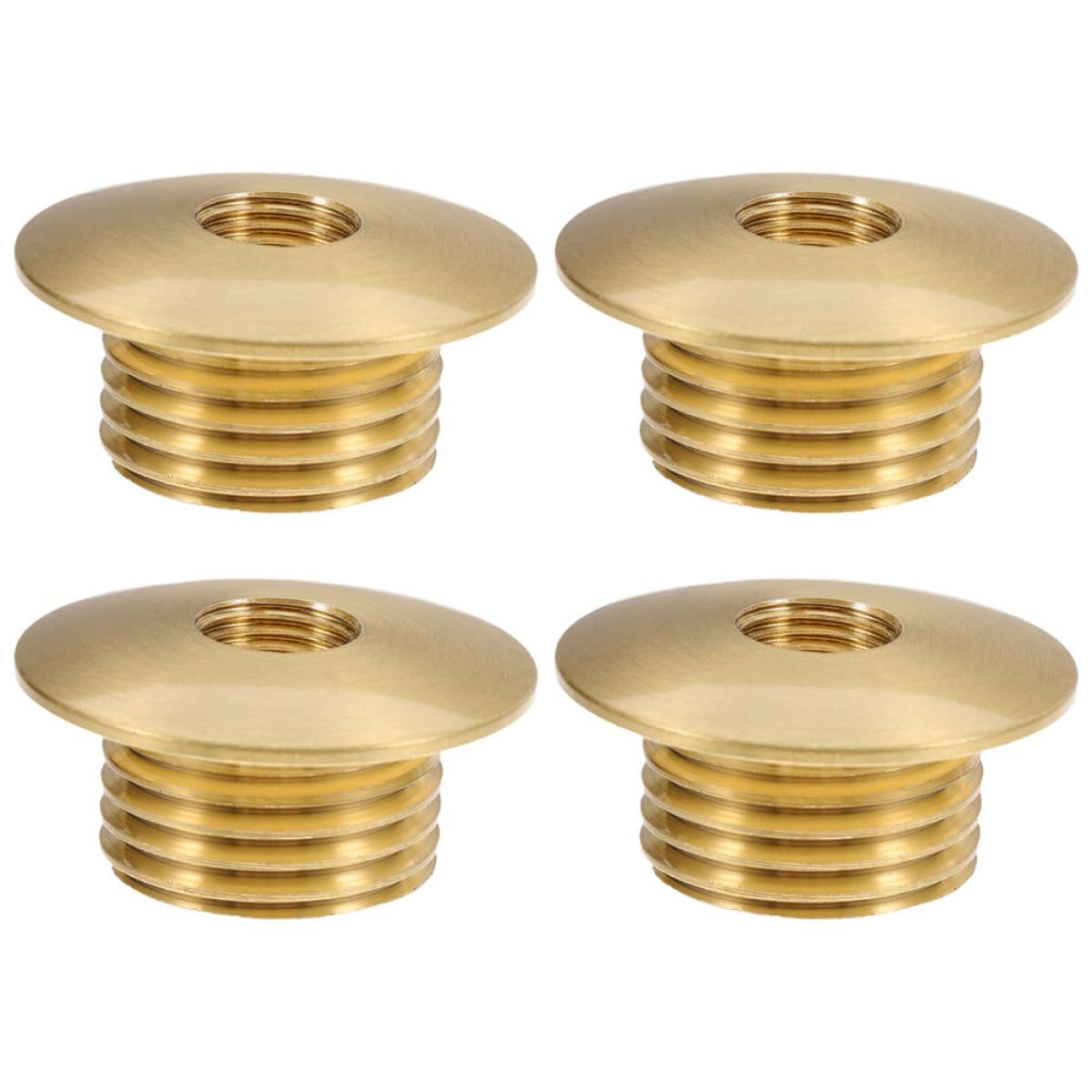 Ipetboom Lot de 4 Écrous Métalliques pour Abat-jour, Filetage M10, Compatible Douille G9, Diamètre 0,9 Cm, Accessoires de Fixation pour Luminaires, Adapté Usage Résidentiel et