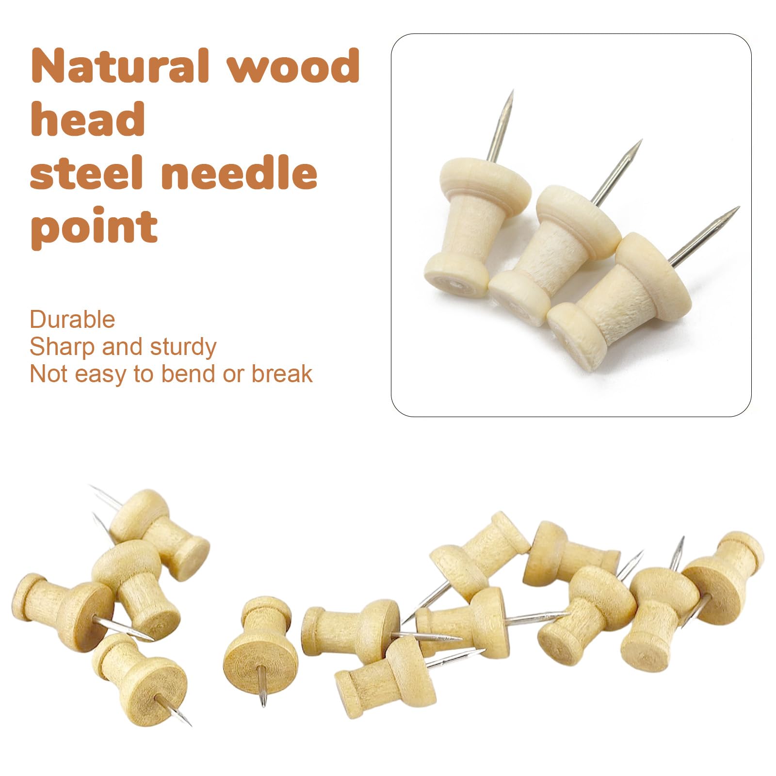 800pcs Punaises Carte, 4 Couleurs Punaises à Tête Ronde Pour Carte De