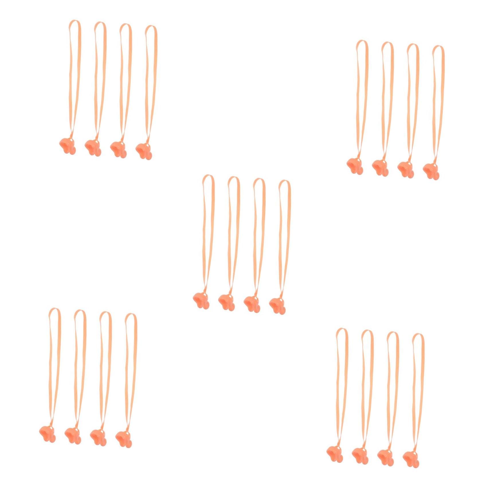 TOYANDONA Pinzas Nasales Ergonómicas para Natación con Cuerda Clips Resistentes Al Agua Y Cómodos para Nadadores Profesionales Y Principiantes