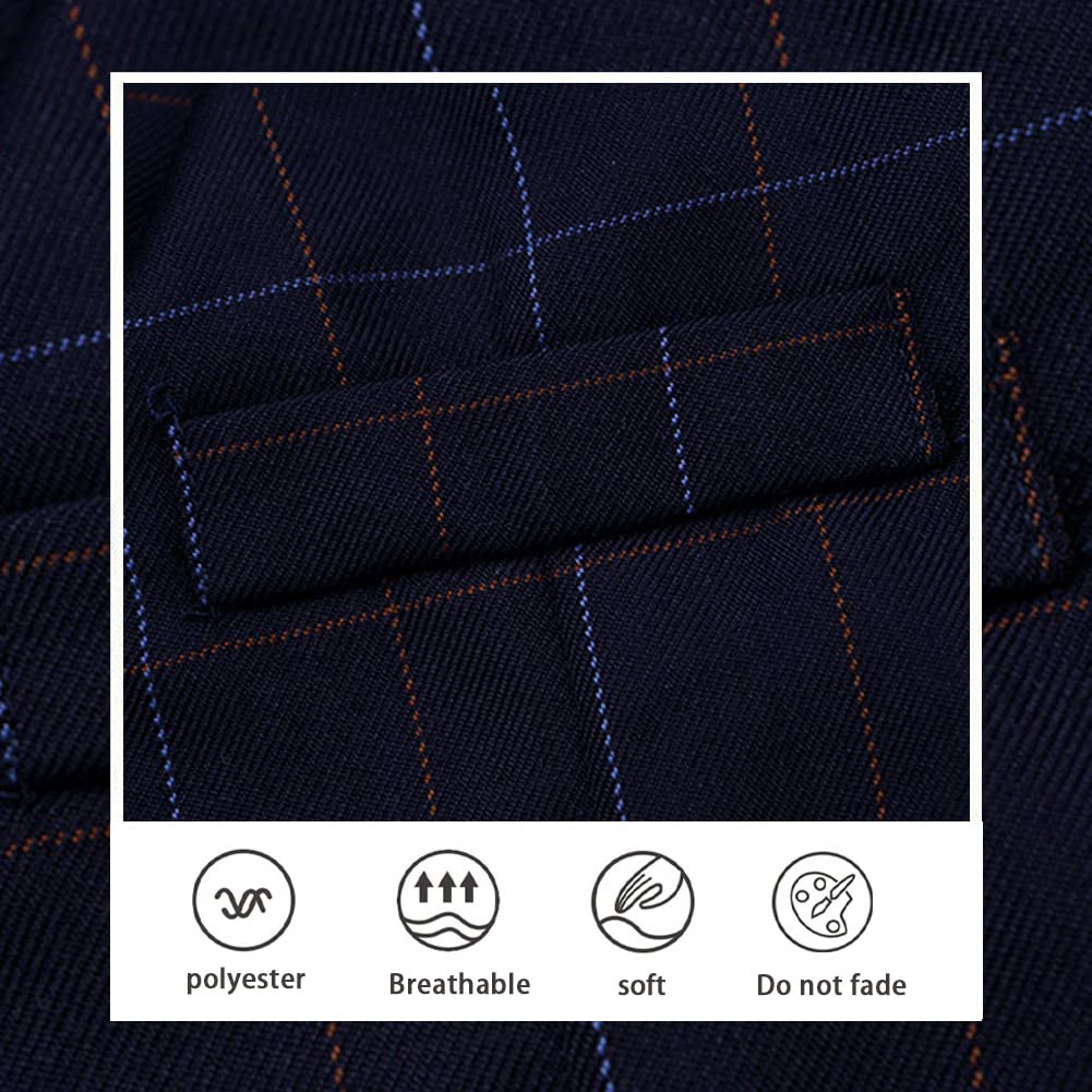 Conjunto de Trajes Comunion Niño Blazer y Pantalón de Primavera y Otoño para Boda Ceremonia Bautizo