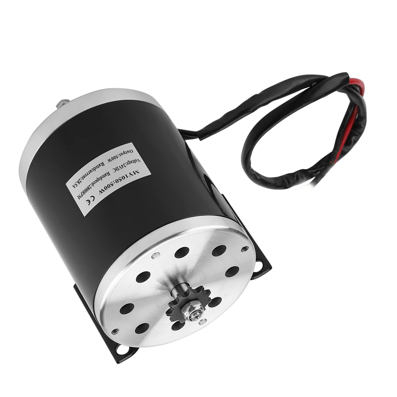 Motore Elettrico DC 24V 500W per Scooter Elettrico, Motore a Spazzole ad Alte Prestazioni, 2500 Giri/min, per Quad e Go-Kart