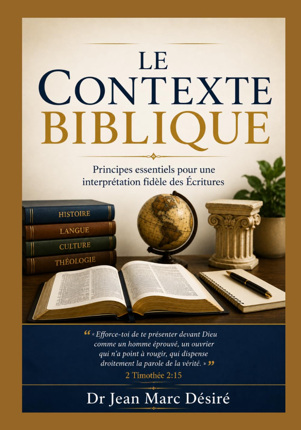 LE CONTEXTE BIBLIQUE: Principes essentiels pour une interprétation fidèle des Écritures