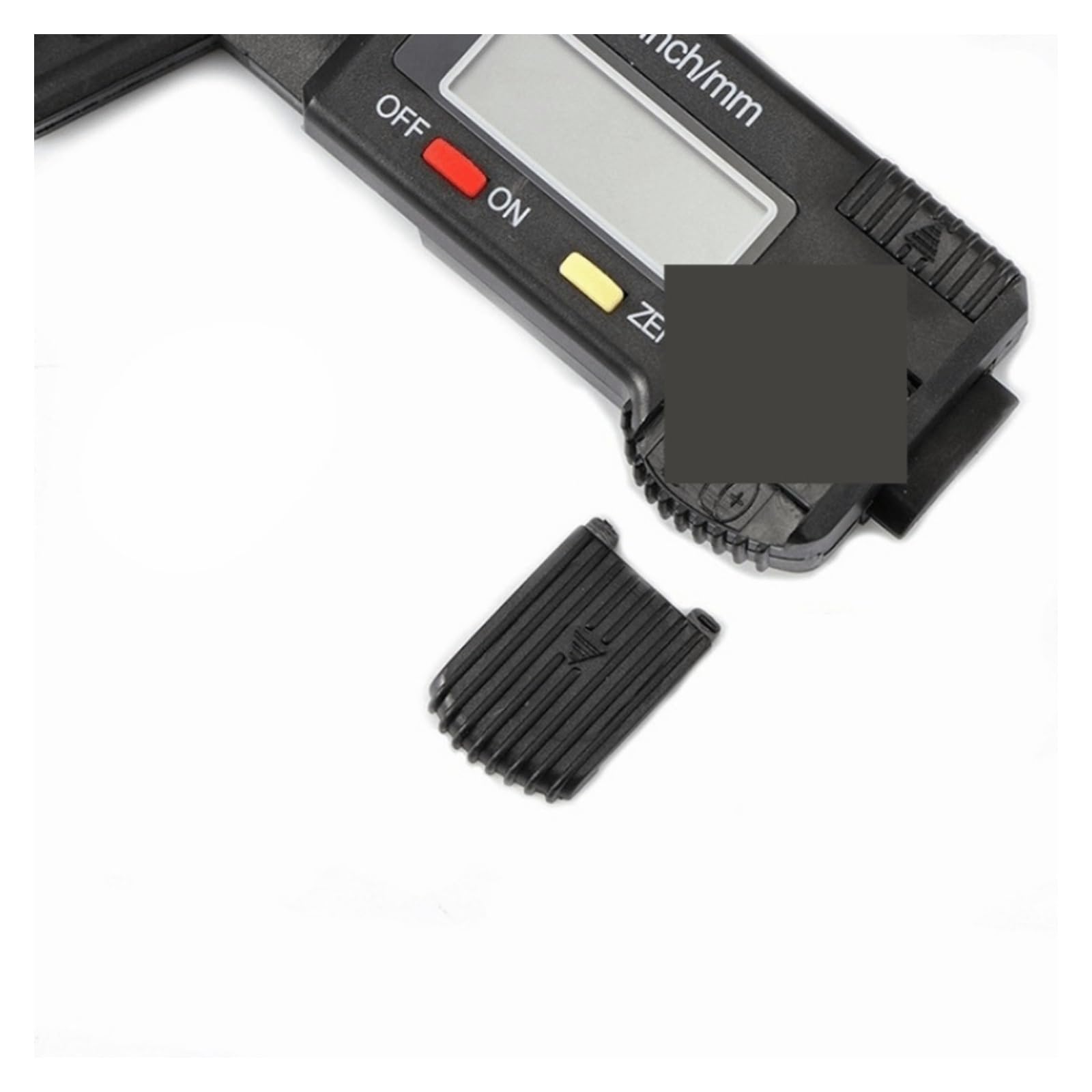 Digitaler Reifenprofiltiefenmesser 5 Stück Tiefenmesser Autoreifen Digital 0-25 mm Muster Verschleißerkennungswerkzeug mit Display für Autos, LKWs(5pcs black)