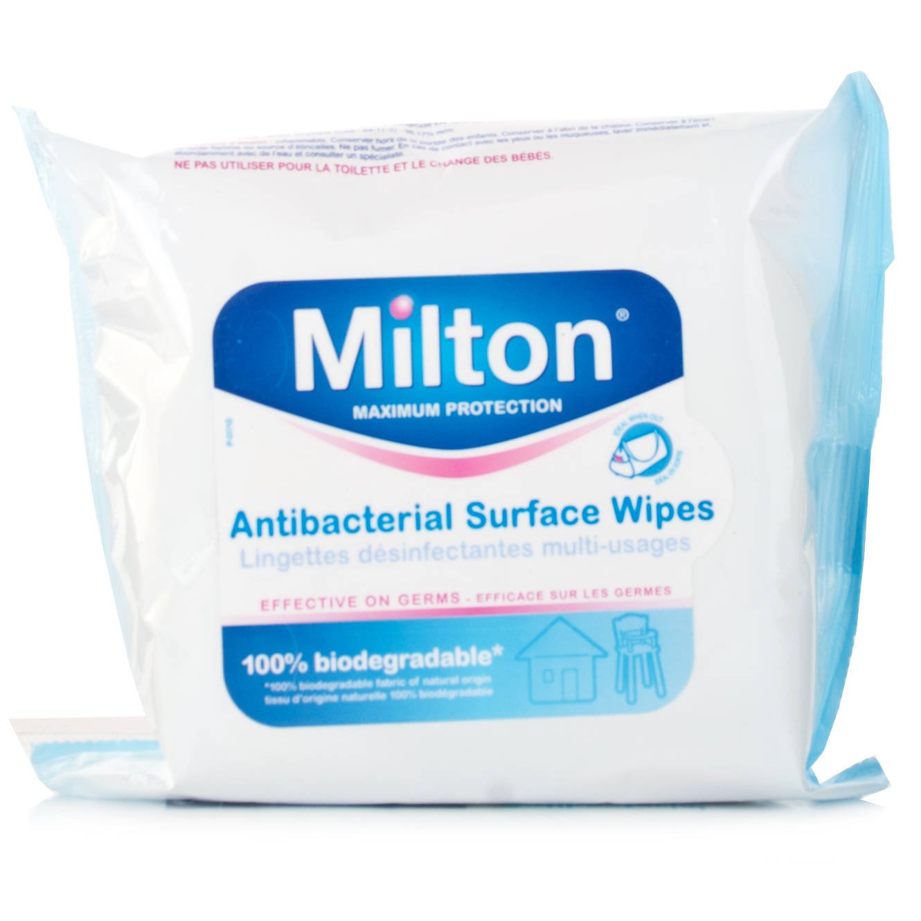 Milton Antibacterial Surface Wipes - 30 Wipes