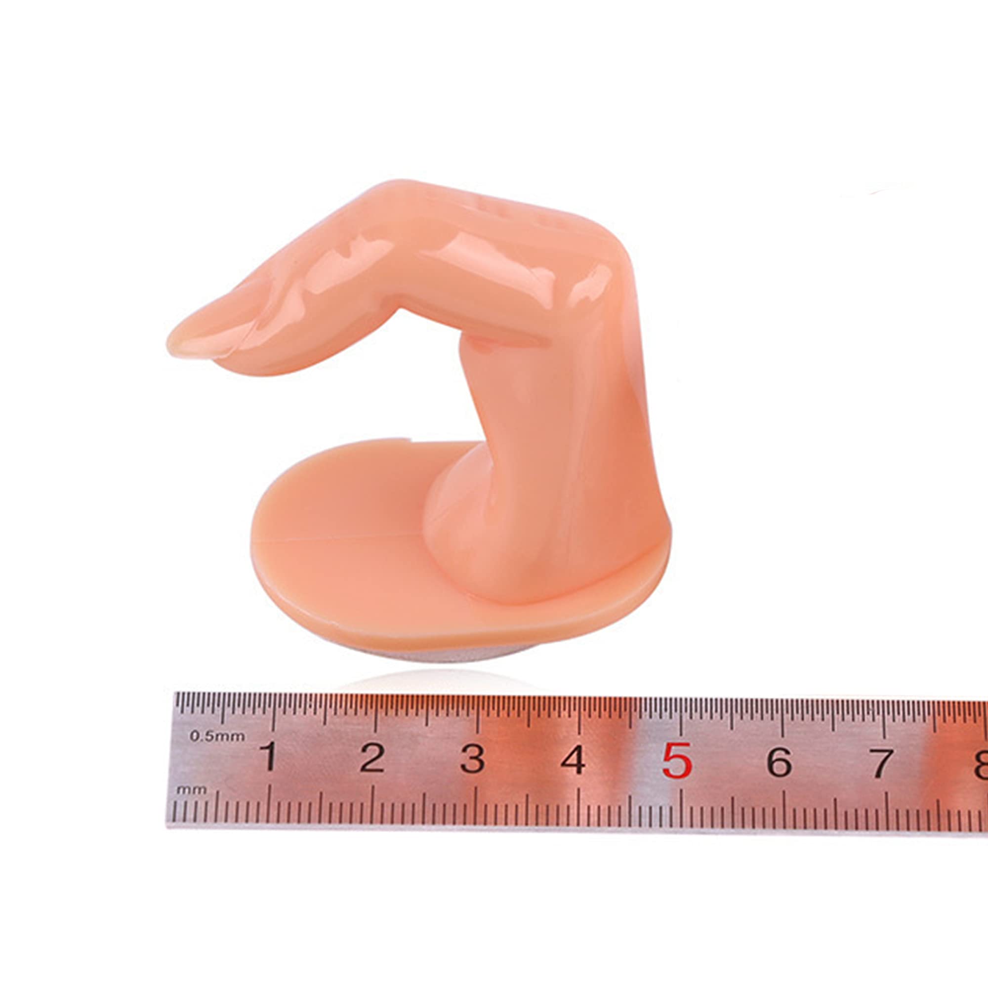 10 Sztuk fałszywe palce rąk i palców, Manicure ćwicz palec, Plastikowy model palca, Praktyka zdobienia paznokci, Palce Pleśń, Palec treningowy do sztucznych paznokci, Praktyka zdobienia paznokci