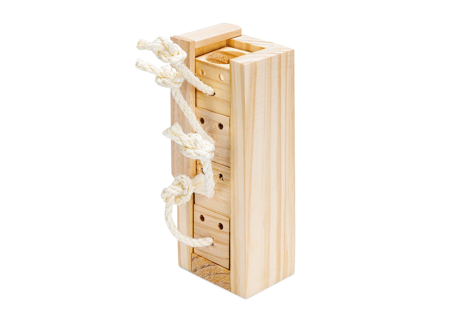 Karlie Rody Brain Train Cube, 4 klocki dł.: 21,5 cm szer.: 8,5 cm wys.: 7,5 cm naturalny