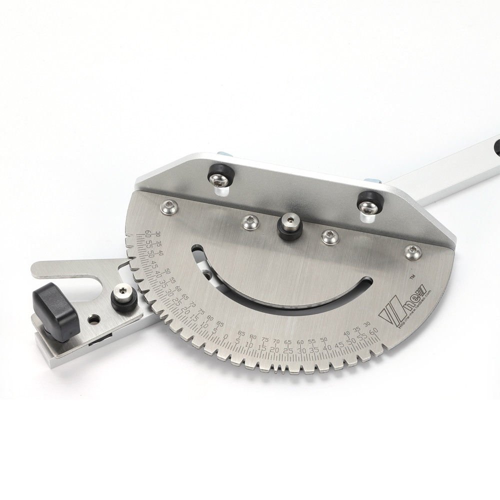 Mitra per strumento professionale Flip stop regolabile 450mm Per righello sega/accessori per segare router DHL