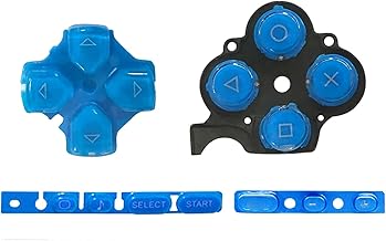 OSTENT Botones Teclado Set Reparación Repuesto para Sony PSP 3000 Series Consola - Color Azul