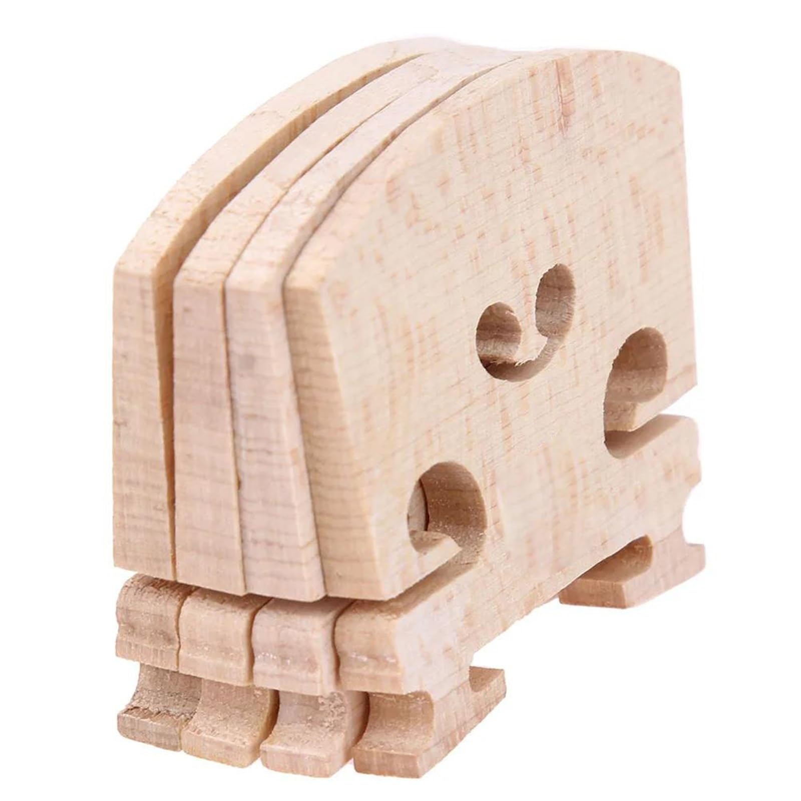 Piezas de violín de madera de arce, 4 piezas. Puentes de violín madera arce tamaño 4/4-3/4
