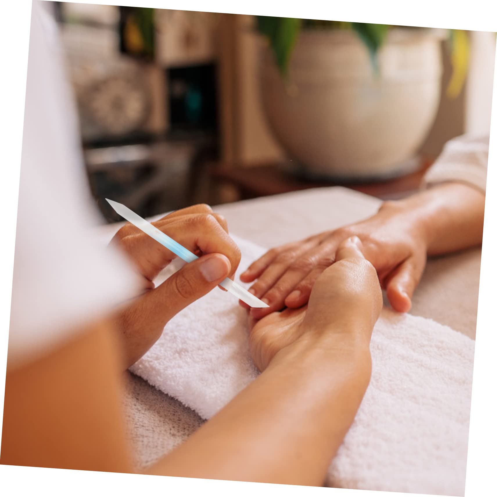 Housoutil 18piezas Limas Coloridas Para Manicura De Para Pulir Uñas y Empujar Cutículas