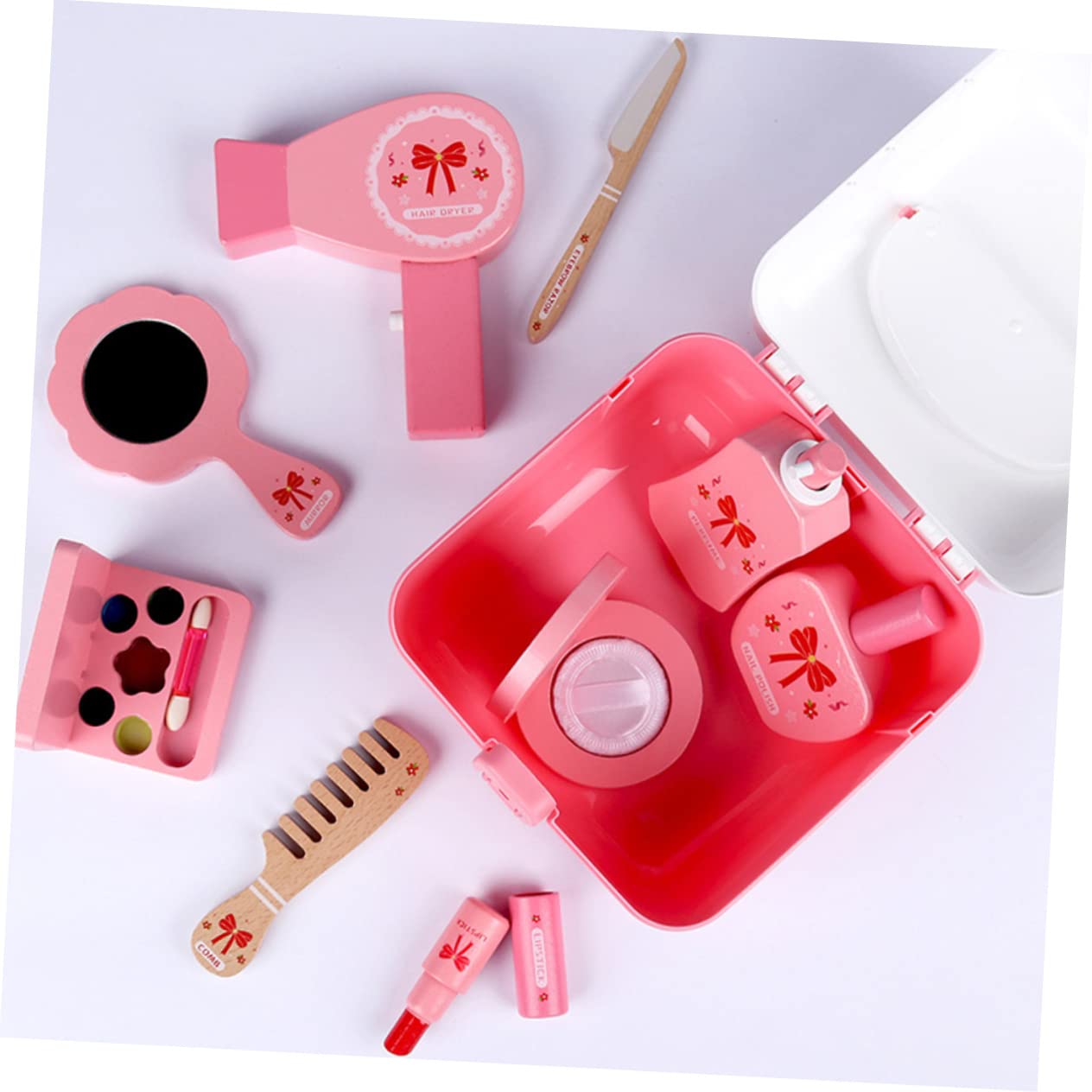 minkissy 1 Satz Interaktives Schminkset für Kindgerechten Accessoires Fördert die Fantasie und Hand Augen Koordination für Kleine Hände Geeignet für Kreative Rollenspiele
